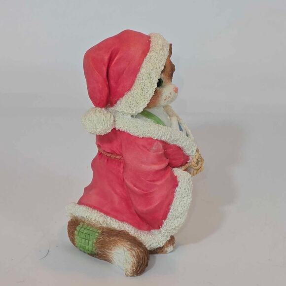Enesco Calico Cats 144630 1995 Vintage "Jolly Old St‎ Nick" - Picture 3 of 5